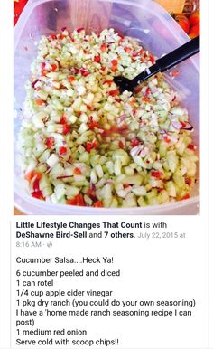 an image of food being cooked in a bowl on the table with words describing how to cook