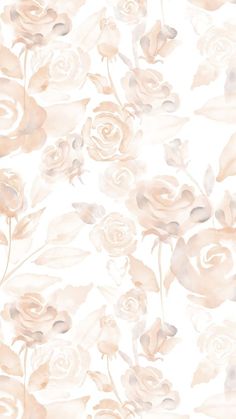 an abstract floral wallpaper with pink roses