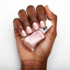 Essie Couture #1155: Matter Of Fiction. legend has it, this longwear, charming blush pink cream nail polish spun with iris blue undertones can be worn only by a true queen. Essie Couture, Cream Nail Polish, Cream Nail, Cream Nails, Essie, Blush Pink, Gel Nails, Nail Polish, Matter