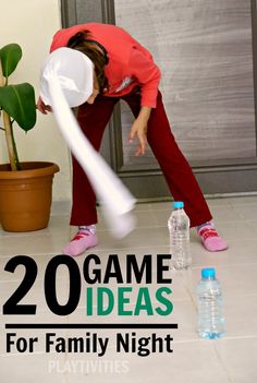 20 Game ideas for family game night Family Game Night Ideas, Game Night Ideas, Family Party Games, Family Fun Games