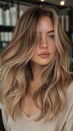 Chic and Charismatic: 25 Dirty Blonde Hair Ideas for 2024 Highlights For Mousy Blonde Hair, Chestnut And Blonde Highlights, Vanilla Hair Color Highlights, Blonde For Soft Autumn, Blonde Hair With Copper Balayage, Summer 24 Hair Color, Soft Dark Blonde Hair, Cute Highlights For Dirty Blonde Hair, Soft Autumn Balayage