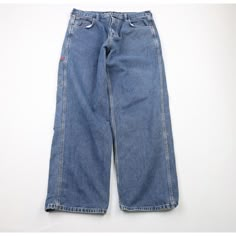 Vintage 90s Nautica Mens 38x34 Distressed Spell Out Baggy Loose Wide Leg Jeans Mens Jeans Distressed And Faded. 10.75 Inch Leg Open Mens Size 38 Measurements Are: 19 Inches Across The Waist Laid Flat 34 Inch Inseam 46 Inches From Top To Bottom Blue Cotton Check Out My Other Items In My Store! Pr775 90s Haircut Men, Baggy Jeans 90s, Distressed Wide Leg Jeans, Rich Guy, Men 90s, 80s Jeans, Accessories To Buy, Haircut Men, Costume For Halloween