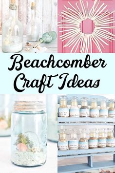 beachcomber craft ideas with text overlay