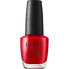 Nail Colors Winter, Red Nail Polish, White Nail Polish, Pink Nail Polish, Red Nail, Opi Nail Lacquer