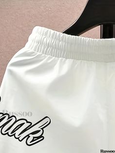 Russoo - Mens Bee Pattern Casual Shorts: Stylish Waist Drawstring Beachwear with Convenient Pockets, Ideal for Beach Resorts Beach Resorts, Casual Shorts, Knitted Fabric, Pattern