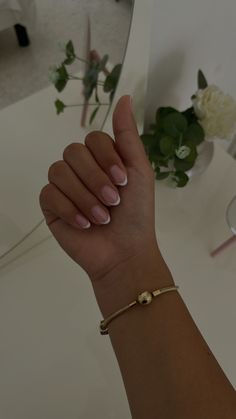 Simple Gel Nails, Summery Nails, French Tip Acrylic Nails, Cute Gel Nails, Prom Nails, Short Acrylic Nails