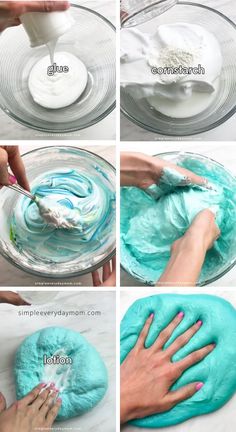 how to make an ombrella cake with blue icing