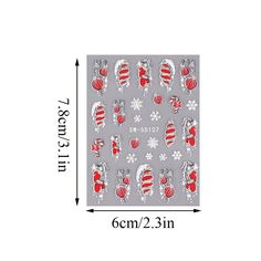 Nail Art Stickers Decals Christmas Red Snowflakes Baubles Reindeer Presents Bulk Reindeer Presents, Nail Xmas, Xmas Nail, Nails Classic, Nails Inspiration Summer, Red Snowflakes, Nail Art Stickers Decals, Nail Art Sticker, Womens Nails