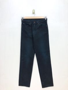 Vintage Levi's Jeans Levis 606 Denim Levis Faded Black Pants - BS47542.  Manual Measurement (laying in flat area):  1) Waist: 31 inch.  2) Rise: 12 inch.  3) Hips: 20 inch.  4) Tight: 10.5 inch.  5) Outseam: 40.5 inch.  6) Inseam: 29.5 inch.  7) Leg opening: 7 inch.  Made in: JAPAN.  Fabric Material: 100% Denim Cotton.  Condition: In good vintage condition overall.  Please check all the measurement to insyre a proper fit.  Remember to allow yourself some extra room for movement.  You can compare Grunge Style Straight Leg Medium Wash Bottoms, Vintage Dark Wash Pants For Fall, Dark Wash Straight Leg Grunge Jeans, Grunge Style Straight Leg Medium Wash Pants, Grunge Straight Leg Medium Wash Pants, Grunge Style Medium Wash Straight Leg Pants, Grunge Straight Leg Dark Wash Bottoms, Grunge Medium Wash Straight Leg Pants, Grunge Straight Leg Dark Wash Jeans