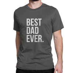 "🏆 BESTSELLER 🏆 TeeLikeYours©️ These \"Best Dad Ever\" and \"Best Son Ever\" Matching T-shirts make a great gift for Father & Son. It's perfect for New Dad, Birthday, Christmas, Father's Day and any other Holiday and Occasion. *SAME DAY PRODUCTION + SAME DAY SHIPPING /if order is placed by 12PM PST/, except SATURDAY and SUNDAY - USPS First Class 1-5 business days (2-3 days average) - USPS Priority Mail 1-2 Business days *INTERNATIONAL SHIPPING: - USPS International post 7-20 business days Father's Day Funny Text Cotton Tops, Father's Day Funny Text Short Sleeve Top, Father's Day Relaxed Fit Text Print Tops, Funny Text Short Sleeve Tops For Father's Day, Father's Day Text Print Relaxed Fit Tops, Father Son Matching Shirts, The Good Son, Dad And Son, Father's Day T Shirts