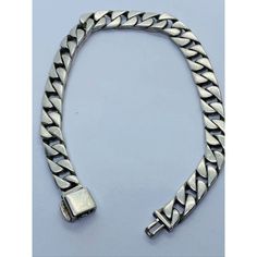 Tiffany & Co. Sterling Silver 9.25" Men's Curb Chain Link Bracelet The Length Of The Bracelet Is 9.25 Inch The Weight Of The Bracelet Is 51.3 Grams Hallmarked T & Co Ag925 Italy Comes With Pouch Classic Silver Cuban Link Bracelet, Classic Cuban Link Silver Chain Bracelet, Luxury Silver Chain Cuban Link Bracelet For Formal Occasions, Luxury Silver Cuban Link Bracelet For Formal Occasions, Classic Cuban Link Chain Bracelet For Formal Occasions, Elegant Cuban Link Bracelet With Silver Chain For Formal, Elegant Silver Cuban Link Bracelet For Formal Wear, Elegant Cuban Link Silver Bracelet For Formal Occasions, Formal Silver Cuban Link Bracelet