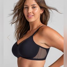 Brand New Honeylove Bra Size: M Black Price Is Firm, Paid Full Price. Posh Takes 20% Black V-neck Bra With Removable Pads, Chic Black Padded Bra, Black V-neck Bra, Bra Models, Bra Sizes, Crossover, Women's Intimates, Models, Brand New