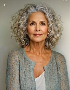 Curley's Hairstyles, Curly Hair Styles For Long Hair, Hair Over 60 Aging Gracefully, Long Hairstyles For Women, Medium Length Curly Hair, Grey Curly Hair, Curly Hair Photos, Hairstyles And Haircuts, Gray Hair Growing Out