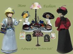 Miniature Purse, Miniature Dress, Store Ideas, Dolls House, Doll Making