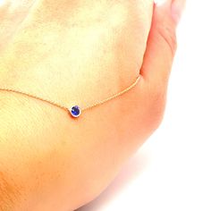 "Blue Sapphire Necklace, 14K Gold, Bezel Necklace, Delicate, Genuine Blue Sapphire Necklace, Birthstone Jewelry, September Birthstone, New Baby Gift, Push Present, Birthday Gift, Girlfriend Gift, Gemstone Jewelry, Natural Sapphire, Everyday Necklace, Dainty Gold Necklace, Gift, BrookeMicheleDesigns Our affinity for gemstone necklaces continues with our NEW Genuine Blue Sapphire Bezel Necklace, a modern & classic design true to the Brooke Michele Designs aesthetic. This necklace is the perfec Birthday Gift Girlfriend, Designs Aesthetic, Sapphire Pendant Necklace, Graduation Rings, Push Present, Blue Sapphire Pendant, Sapphire Necklace Pendants, Blue Sapphire Necklace, Bezel Necklace