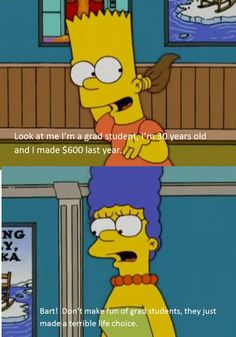 the simpsons saying that it's not okay to be on tv