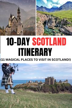 10 Days Scotland Itinerary ��—Best Places to Explore In Scotland Scotland Itinerary, Things To Do In Scotland, Best Of Scotland, Scotland Travel Guide, Scotland Vacation, Scotland Road Trip, Isle Of Arran, Scotland Trip, United Kingdom Travel