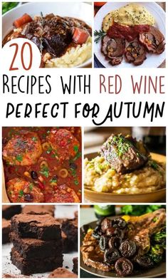 20 recipes with red wine perfect for autumn and the best way to enjoy it all year long