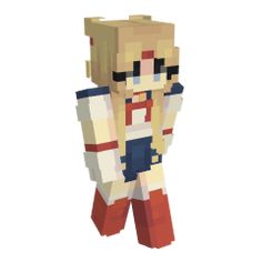 an image of a minecraft character standing with his hands behind his back and looking at the camera