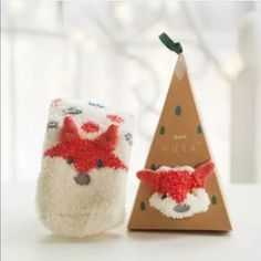 Super Cute And Fuzzy!!!Makes A Great Gift Or Stocking Stuffer! Material Is A Cotton, Spandex, Microfiber, Polyester Blend. Cute Fuzzy Socks, Christmas Socks Gift, Fox Socks, Santa Socks, Pink Puppy, Fluffy Socks, Ornament Box, Cartoon Embroidery, Sock Animals