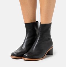 Brand New. No Flaws. These Are A Sz 38 Eu. I Wear A Sz 8 Us And A 38.5 Eu. These Are Too Small For Me. Open To Trade For A Sz 38.5 Or 39 Eu. Workwear Ankle-high Boots With Contrasting Heel Counter, Workwear Heeled Boots With Sculpted Heel And Round Toe, Workwear Heeled Boots With Sculpted Heel, High Ankle Booties With Sculpted Heel, Fitted Leather Booties With Stacked Heel, Booties With Sculpted Heel And Medium Width, Booties With Sculpted Heel And High Ankle, Medium Width High Ankle Booties For Work, High Ankle Boots With Contrasting Heel Counter