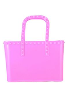 No better way to complete that spring look than a vibrant jelly handbag! 6.75 X 2.5 X 5.25 Casual Plastic Shoulder Bag For Daily Use, Casual Daily Use Plastic Shoulder Bag, Pink Plastic Shopping Bag, Pink Summer Bucket Bag, Pink Bucket Bag For Summer, Casual Everyday Plastic Bag, Casual Pink Plastic Bags, Casual Pink Plastic Bag, Casual Rectangular Plastic Shoulder Bag