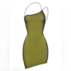 The Aria Backless Mini Dress Comes In A Rich And Vibrant Shade Of Green That Exudes Sophistication And Allure. This Color Complements Various Skin Tones, Ensuring You Look And Feel Your Best. Featuring A Mesh Patchwork With Thin Shoulder Straps And A Backless Design, Perfect To Pair With Mules And A Shoulder Bag For A Total Chic Combo Long Sleeve Satin Dress, Sequin Halter Dress, Silk Halter Dress, Faux Suede Dress, Light Pink Dress, Halter Top Dresses, New Years Dress, Aqua Dress, Backless Mini Dress