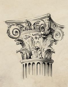 Roman Drawings, Pen Art Work, Architecture Drawing Sketchbooks, Drawing Architecture, Istoria Artei, Old Paper Background, Architecture Tattoo, Architecture Drawing Art, Architectural Sketch