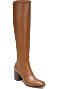 Franco Sarto Talfer Tall Boot (Women) | Nordstromrack Embossed Boots, Tall Boot, The Square, Franco Sarto, Tall Boots, Block Heels, Womens Boots, Square, Boots