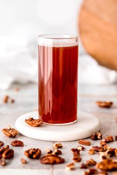 Pecan Syrup (Starbucks Copycat) - coffeecopycat.com Pecan Simple Syrup, Macro Barista, Pecan Syrup Recipe, Starbucks Copycat Recipes, Pecan Syrup, Butter Pecan Syrup, Homemade Coffee Syrup, Fuel Pull, Coffee Syrups