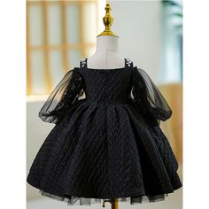 Black Princess Dress For Spring, Black Princess Style Spring Dress, Black Princess Dress For Spring Dress-up, Black Princess Dress For Dress-up In Spring, Black Princess Dress For Dress-up And Spring, Black Princess Tutu Dress With Ruffles, Black Princess Dress For Dress-up, Long Sleeve Tulle Princess Dress For Fancy Dress, Black Ruffled Tutu Dress For Costume Party