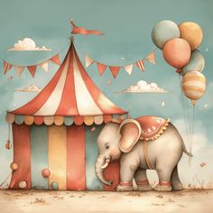 Whimsical Circus, Elephant Clip Art, Circus Elephant, Jpeg Images, Help Me Grow, Sharper Image, Art Bundle, Downloads Folder, Junk Journal