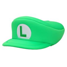 Transform into the iconic Luigi from the Super Mario Bros. universe with this officially licensed adult green cosplay beret cap. Made from 100% polyester, this high-quality cap not only ensures comfort but also authenticity in your cosplay ensemble. Featuring Luigi's signature L logo, elegantly embroidered in a white circle, this cap is the perfect addition to your costume or a playful statement piece for everyday wear. Whether you're channeling your inner plumber at a gaming convention or simpl Luigi Cosplay, Luigi Hat, Gaming Convention, Green Cosplay, Mario Cosplay, L Logo, Beret Cap, Original Nintendo, Mario Birthday