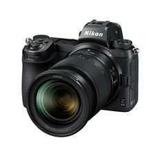 the nikon dx1 with its lens attached