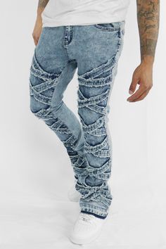 Elevate your denim game with our ZCL premier denim. Durable and designed with a taper fit, these jeans are the perfect combination of fashion and comfort. The reinforced seams and top-quality denim fabric make these jeans built to last, while the attention to detail ensure you're getting the best quality. Upgrade your Boys Wear, Acid Wash, Pair Of Pants, Denim Fabric, Denim Outfit, Running Errands, Denim Fashion, Blue Denim, Everyday Wear