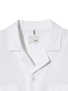 The shirt is made of lightweight, breathable, and soft washed cotton fabric. The open collar creates relaxed and comfy mood. Stitched using silky thread, the shirt has more sophisticated look. The shirt has two pockets on the font and 3-stitching from armhole to hem.- Button closure- Open collar- YKK Code Lock, drawcords on the hem- Chest flap pockets- Logo engraved buttons Relaxed Fit Camp Shirt With Lapel Collar For Spring, Summer Shirt With Lapel Collar For Everyday, Everyday Summer Shirt With Lapel Collar, Summer Shirt With Lapel Collar And Placket Detail, Summer Shirt With Lapel Collar And Placket, Everyday Shirt With Johnny Collar And Relaxed Fit, Lapel Collar Shirt With Placket For Summer, Relaxed Fit Shirt With Johnny Collar For Everyday, Summer Shirt With Lapel Collar For Daywear