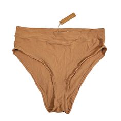 Skims Summer Mesh Brief Ochre 4x Brand New With Tags (20) Brown Seamless Bottoms For Beach, Seamless Brown Bottoms For Beach, Seamless Brown Beach Bottoms, Beige Seamless Bottoms For Beach, Boy Cuts, Jersey Boys, High Waisted Briefs, Lace Knitting, New Set