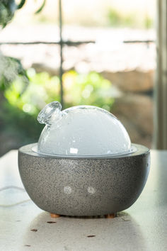 Gray Stone & Glass Dome diffuser by Kumi Oils, a sleek and stylish essential oil diffuser. Designed to enhance your space with soothing aromas, this diffuser adds a touch of elegance while promoting relaxation and well-being. Space Watch, Essential Oils Diffuser Blends, Essential Oils Diffuser, Calming Atmosphere, Sensory Experience, Of Aesthetic