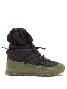 Black Winterboot COLD.RDY quilted shell snow boots | Adidas By Stella McCartney | MATCHESFASHION US Shoes Editorial, Black And Khaki, Fur Snow Boots, Casual Leather Shoes, Style Advice, Adidas By Stella Mccartney, Snow Boots Women, Snow Shoes, Stella Mccartney Adidas