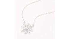 Claire's Snowflake Necklace & Earrings | Smart & Final Snowflake Necklace, Necklace Earrings