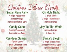 Christmas Eve Diffuser Blend, Essential Oil Diffuser Recipes, Oil Diffuser Recipes, Yl Essential Oils