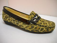 1 Hirica Amelia - Mt W - Hirica Amelia made in France.  Stunning mocassin in beige/leopard print with patent trim.  Sizes range 37-42. Trim Sizes, Loafers Men, Made In France, Dress Shoes Men