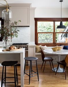 the instagram page shows an image of a kitchen and dining room