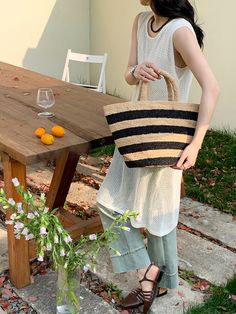 Elena Handbags Summer Fashion Raffia Basket Bag Raffia Basket, Summer Fashion Accessories, A Day At The Beach, Raffia Bag, Straw Bags, Basket Bag, Denim Bag, Day At The Beach, Summer Picnic