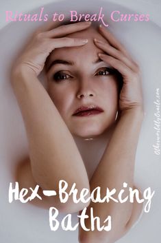 5 HEX BREAKING Baths: How to Break a Curse with a Ritual Bath Hex Removal Bath, How To Break A Hex Or Curse, Sacred Bath, Bath Spells, Hexes And Curses, Witch Bath, Banishing Ritual