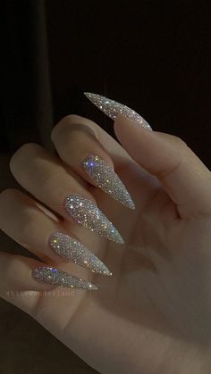 Nail Color, All That Glitters, Nail Colors, Sparkle, Glitter, Nails, Quick Saves, Color, Kawaii