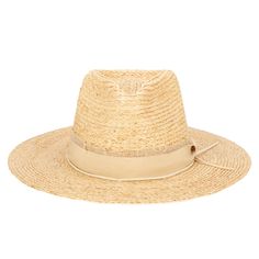 Women's raffia braid fedora with layered grosgrain, frayed burlap and faux suede tie. Features: Color: Natural Materials: 100% Raffia Brim Size: 3.5" Women's One Size: 57cm Adjustable UPF 50