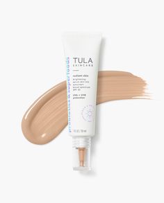 A weightless, breathable skin tint packed with skin-first ingredients to boost your daily glow. This serum-light formula, featuring our new Rainbow SeabrightTM Elixir, helps brighten and even the look of skin tone, provide SPF 30 protection, and is clinically proven to increase skin radiance. This new 30-shade makeup-skincare hybrid was developed with an intensive shade exploration process in partnership with professional make-up artists experienced in working on diverse skin tones. What you get Perfect Skin Routine, Probiotic Skin Care, Tula Skincare, Tinted Sunscreen, Skin Quiz, Skin Shine, Skin Tint, Tinted Spf, Skin Collagen