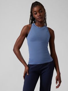 High Stretch Seamless Tank Top For Everyday, Solid Seamless Tank Top For Pilates, Everyday Solid Activewear With Seamless Construction, Functional Compressive Top For Everyday, Everyday Seamless Activewear, Functional 4-way Stretch Tank Top, Solid Compressive Tank Top For Function, Solid Compressive Tank Top Functional, Solid Minimal Stretch Tank Top For Gym