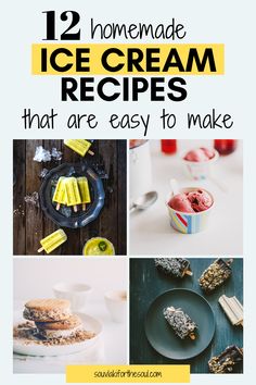 ice cream recipes that are easy to make